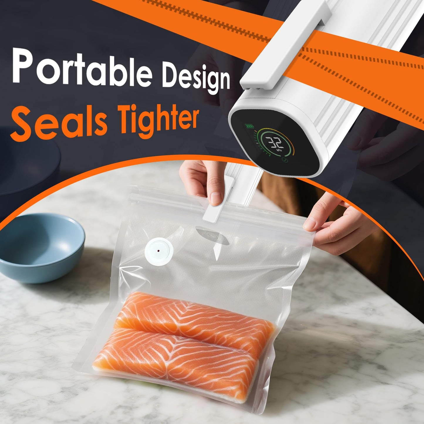 Natupo Vacuum Sealer Bags,Reusable Vacuum Sealer Bags,Can Withstand More Than 100 Washes,Small Size (30 Bags)
