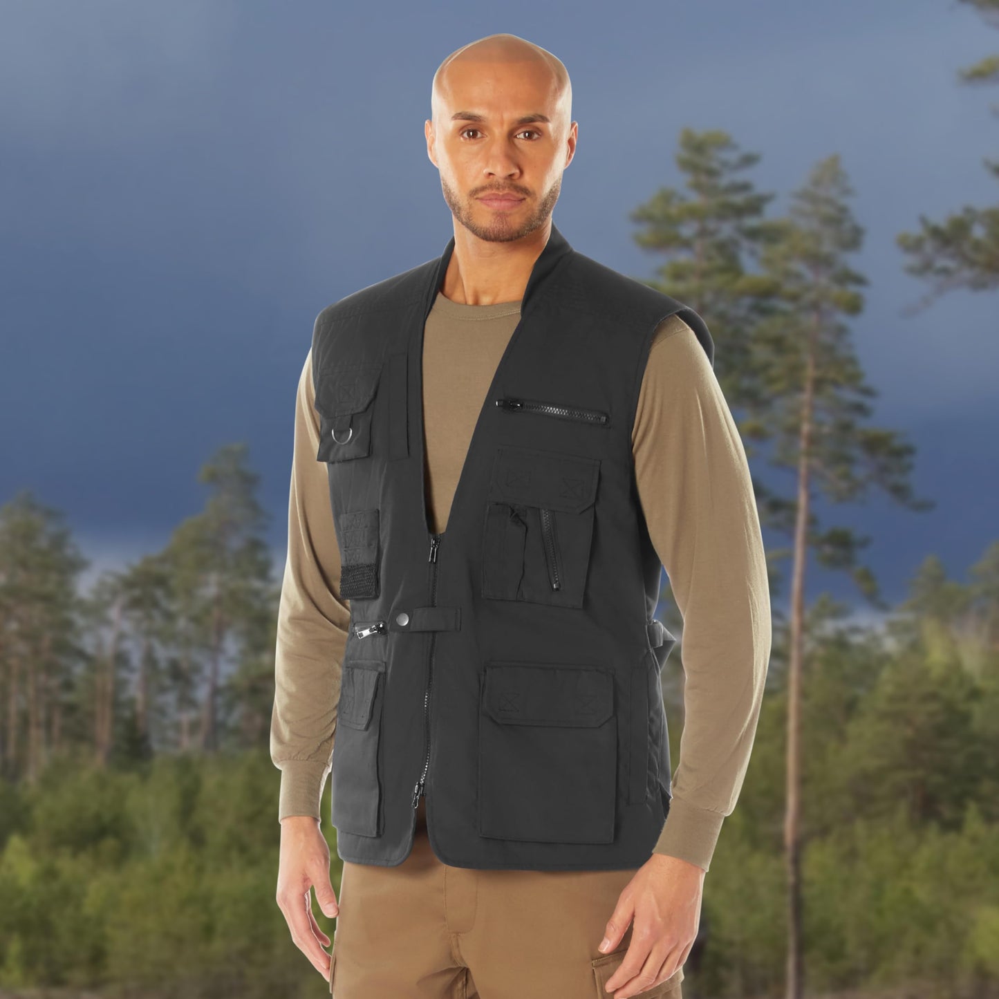 Plainclothes Concealed Carry Vest-Khaki- XX-Large