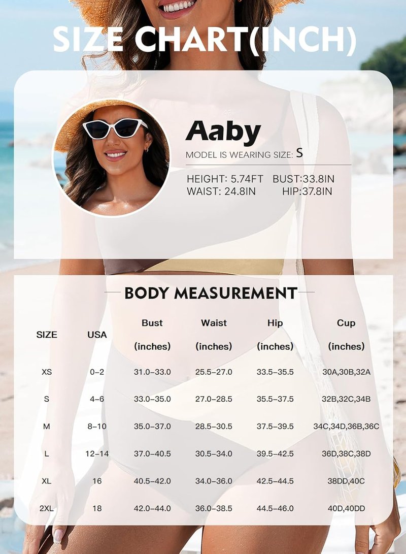 High Waisted Bikini Set for Women - Color Block Design | Trendy Summer Swimsuit 2026