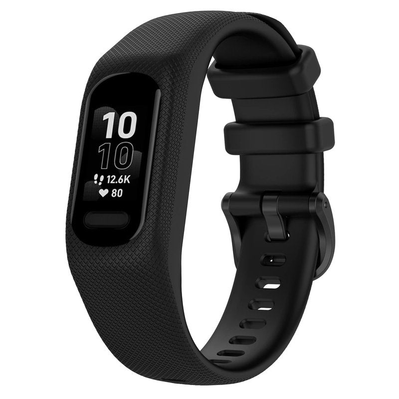 12-Pack Soft Silicone Sport Band for Garmin Vivosmart 5 Wristband, Replacement Strap for Garmin Vivosmart 5/Vivosmart5 Health Tracker Accessories Band with Caese Cover (Small Size, 12 Pack)