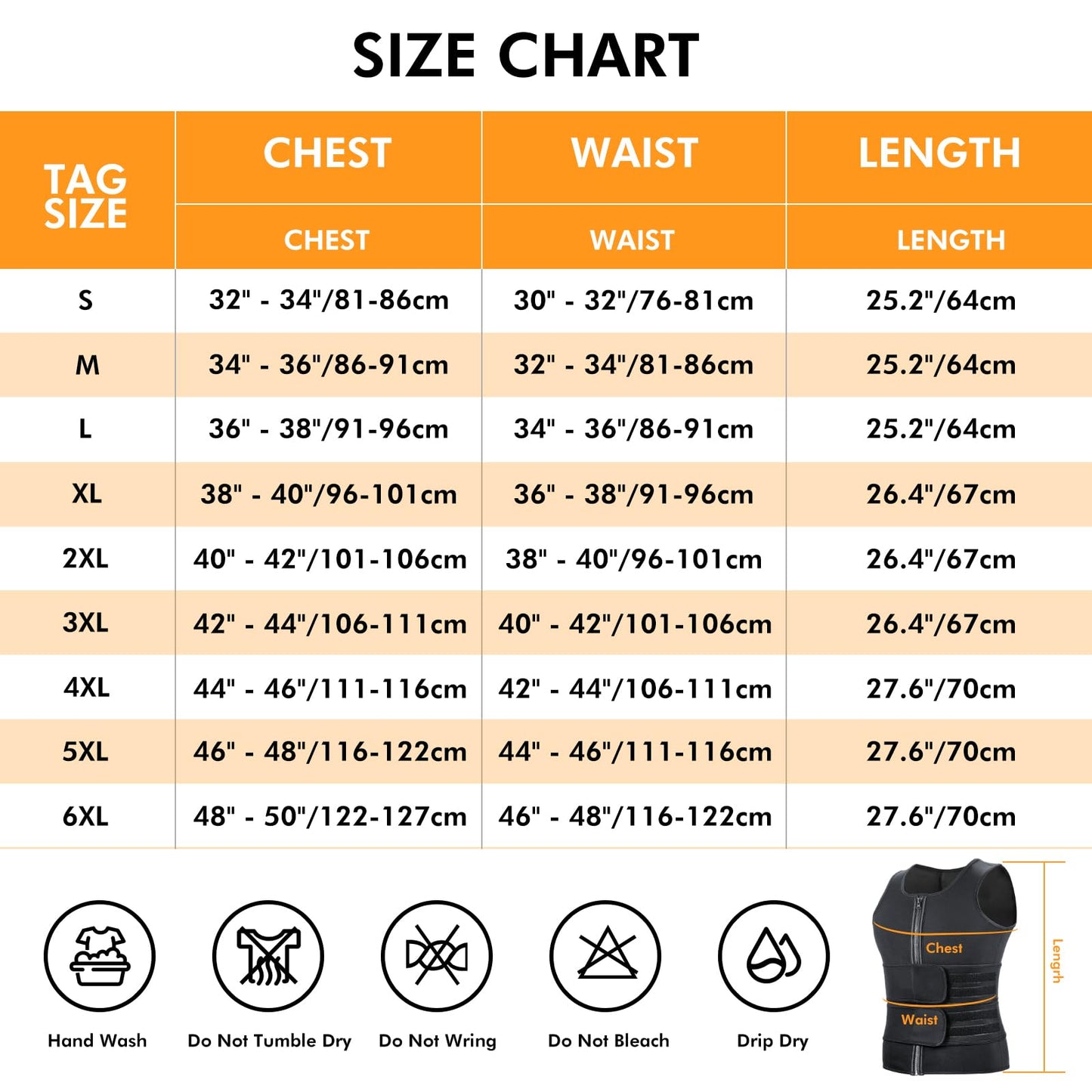 A+ Choice Sauna Vest Waist Trainer for Men - Mens Sauna Suit Large Sweat Belt Body Shaper for Gym Workout Exercise Faja Para Hombre Size Small