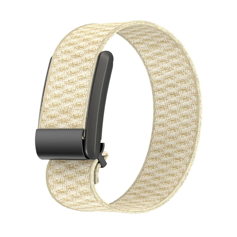 Pashm Stretchy Bands Compatible with Whoop 4.0 for Women Men, Adjustable Sport Comfort Nylon Stretchy Elastic Braided Wristbands for Whoop 4.0 Wearable Health, with U Shapped Connector