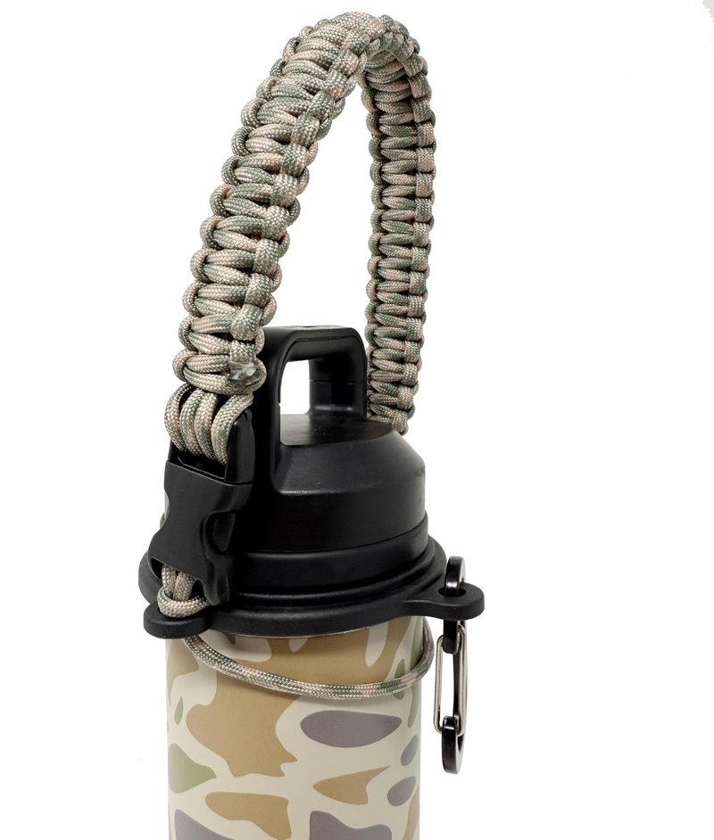 Paracord Handle for YETI Rambler 46oz 36oz 26oz 64oz 18oz 12oz Water Bottles, Durable Carrier Strap - Holder