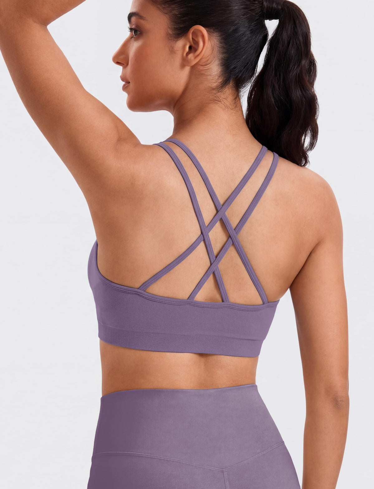WANAYOU Criss Cross Back Sports Bras for Women Medium Support 3 Pack