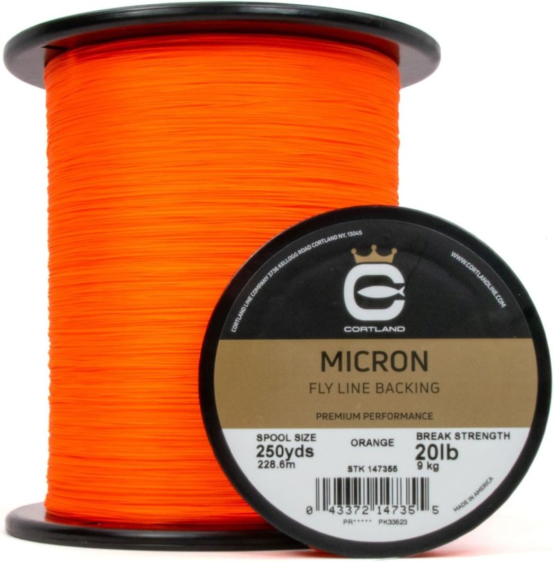 Cortland Micron Backing Fly Fishing Line - Durable, Lightweight, 30 Yards