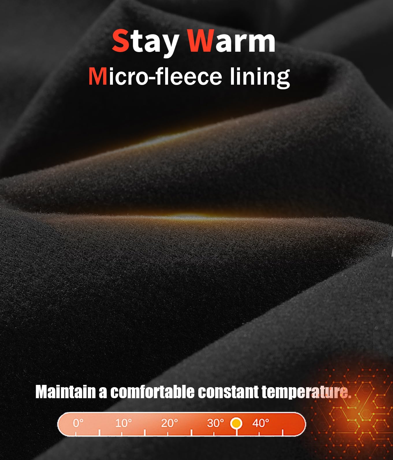 MAGCOMSEN Men's Quarter Zip Sweatshirt Thermal Lightweight Long Sleeve Fleece Lined Sweatshirts Golf Half Zip Pullover Black,L