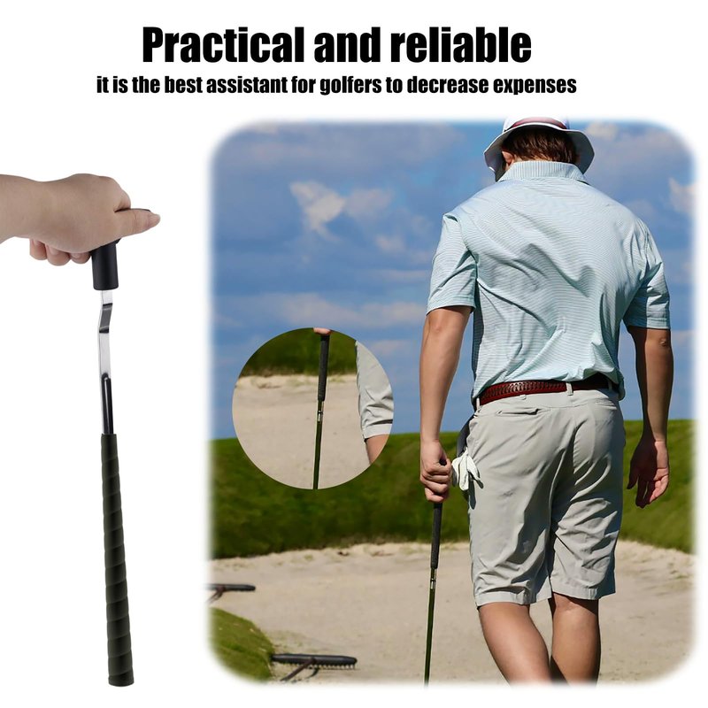 Gosknor Golf Grip Removal Tool & Golf Grips Tape Remover, V-Groove Grip Remover Saver Durable Repair Tool for Easy Club Regripping Essential Accessories