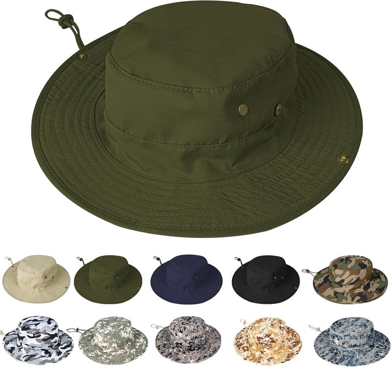 Sun Hats - UPF 50+ Boonie Hat for Men & Women | Foldable Fishing, Hiking & Beach Use