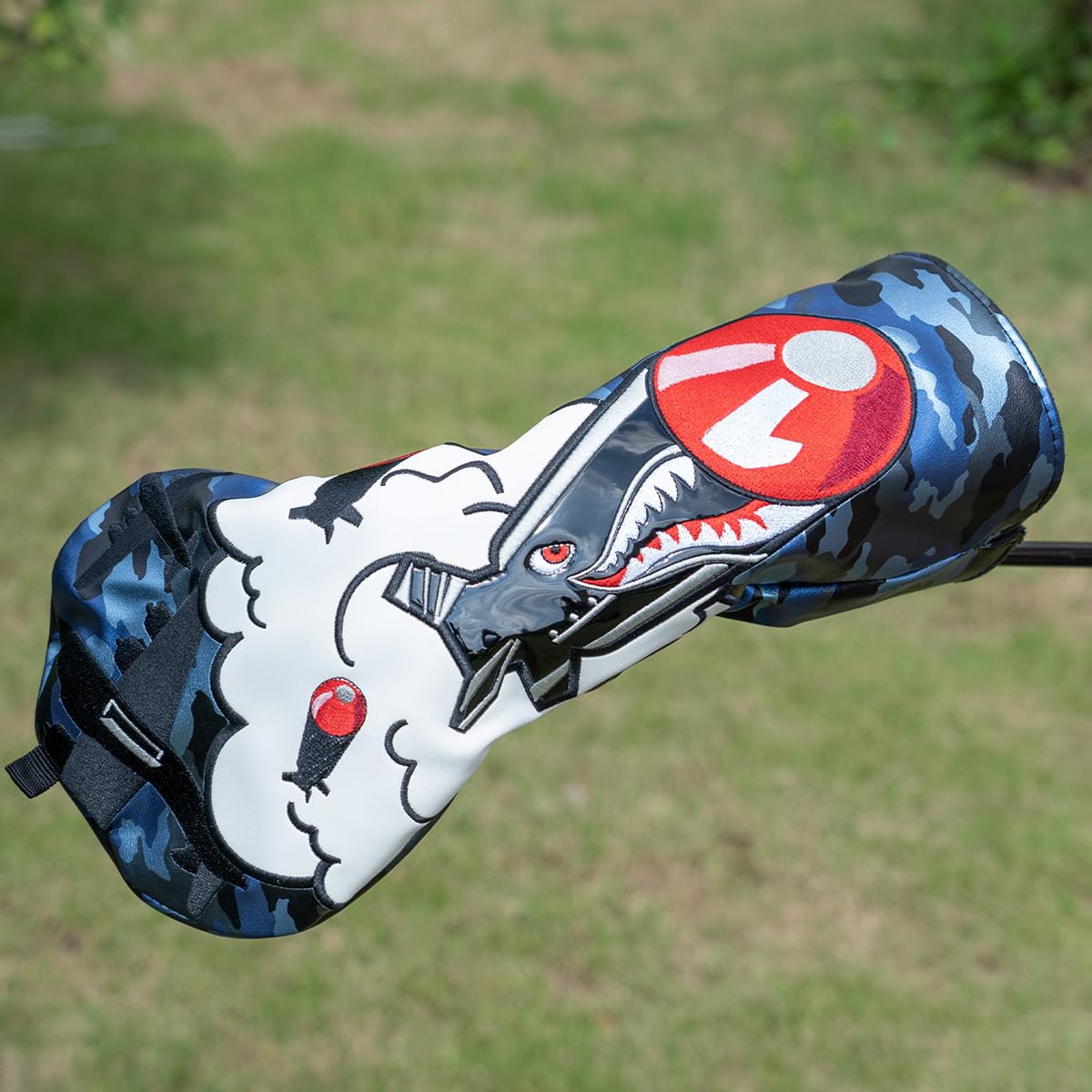 Big Crazy Golf Club Head Cover Funny Cool Crazy Unique Driver Headcovers Fits up to 460cc Cruise Missile