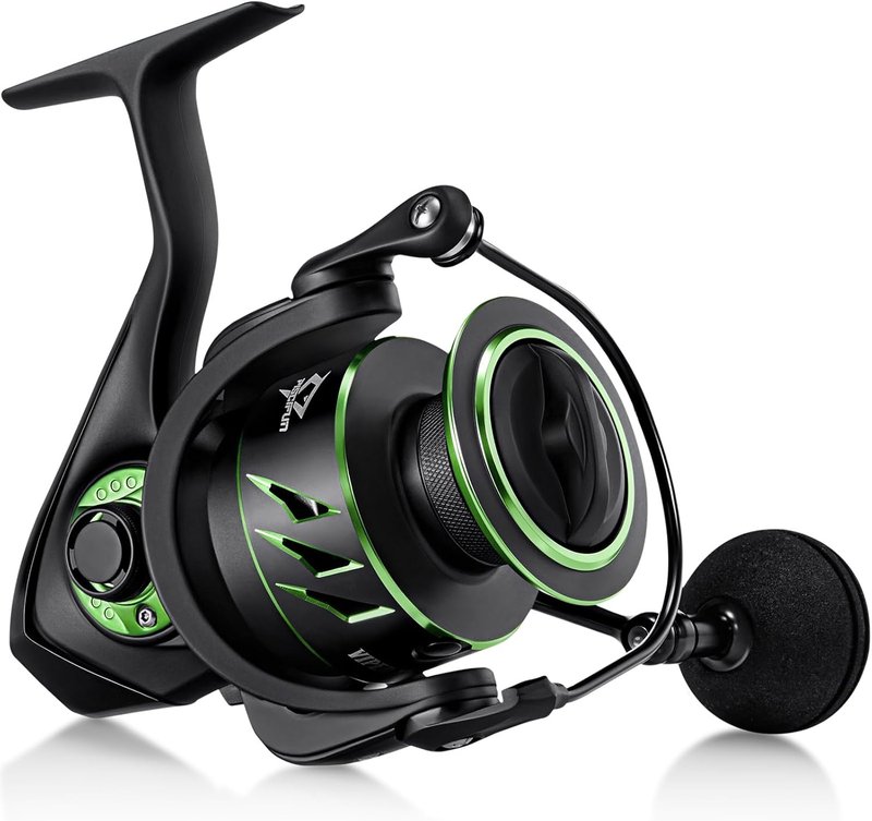 Piscifun Viper X Spinning Reel - Carbon Fiber, 33LB Max Drag | Saltwater & Freshwater Fishing, 10+1 BB, 5.2:1/6.2:1 Gear Ratio