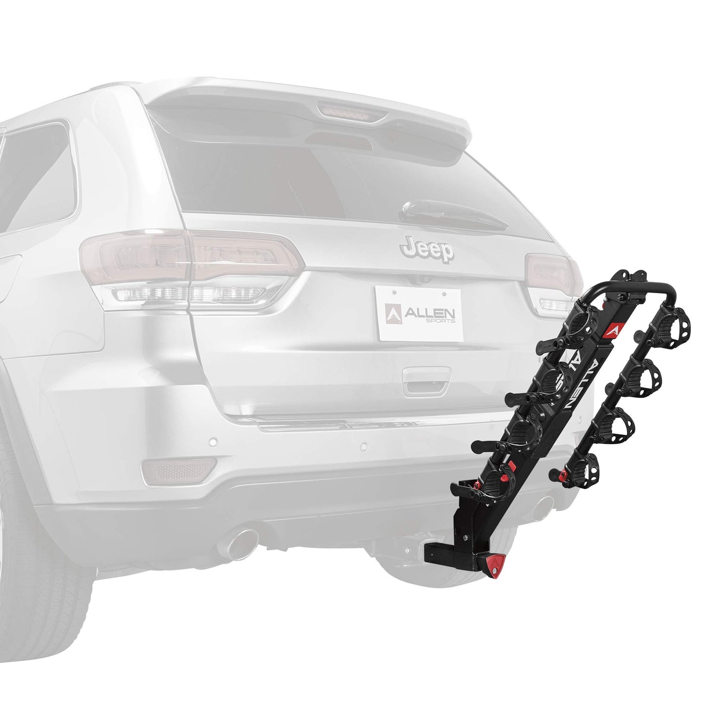 Allen Sports Premier Locking Quick Release 4-Bike Carrier for 2 in. Hitch, Black