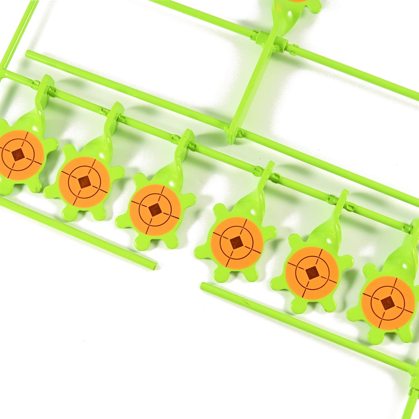 KNINE OUTDOORS 6 Pack Turtle Sign Air Gun Pellet BB Gun Rimfire Resetting Target, Rated for .22 .177 Caliber, 7 Targets
