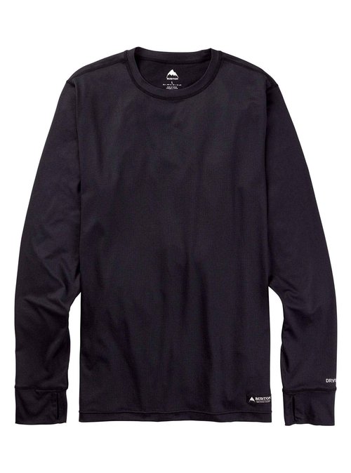 Burton Mens Midweight Crew, True Black New, Small