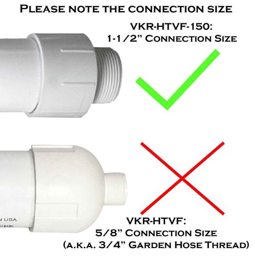 Voker Holding Tank Vent Filter (1-1/2") - Made In The USA