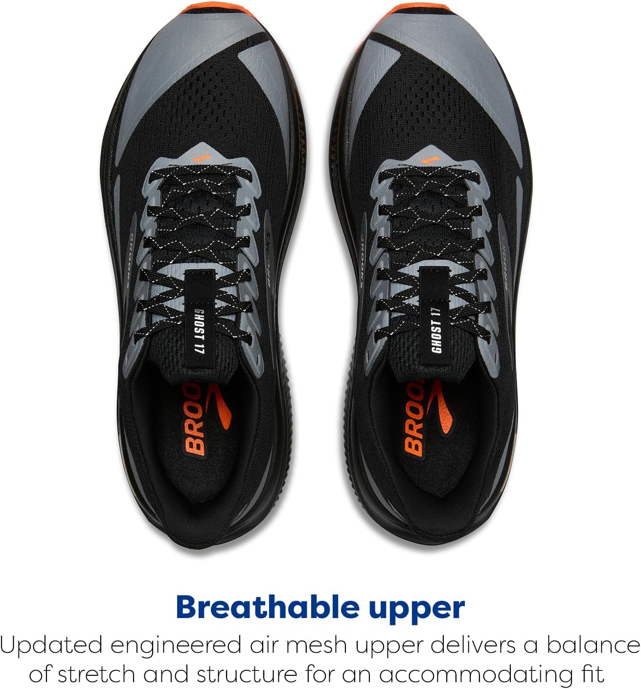 Brooks Women's Ghost 17 Running Shoes - Lightweight & Supportive | Perfect for All Distances