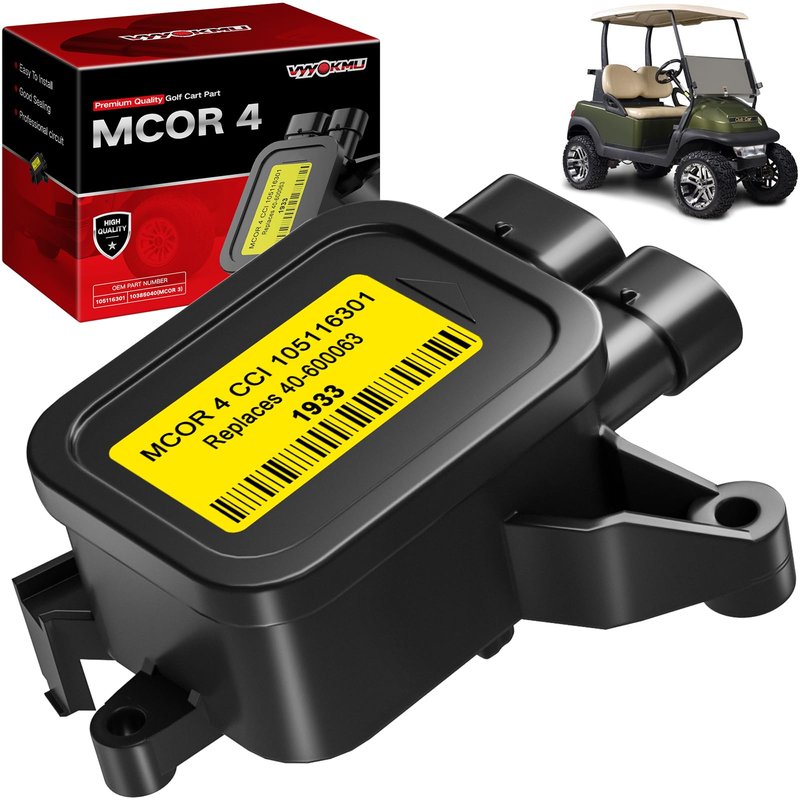 VYYOKMU Club Car MCOR 4 Conversion Throttle Potentiometer, Golf Cart MCOR 4 Potentiometer Accelerator for Club Car DS&Precedent&Carryall(2012-UP), OEM# 105116301, 103850401(MCOR 3)