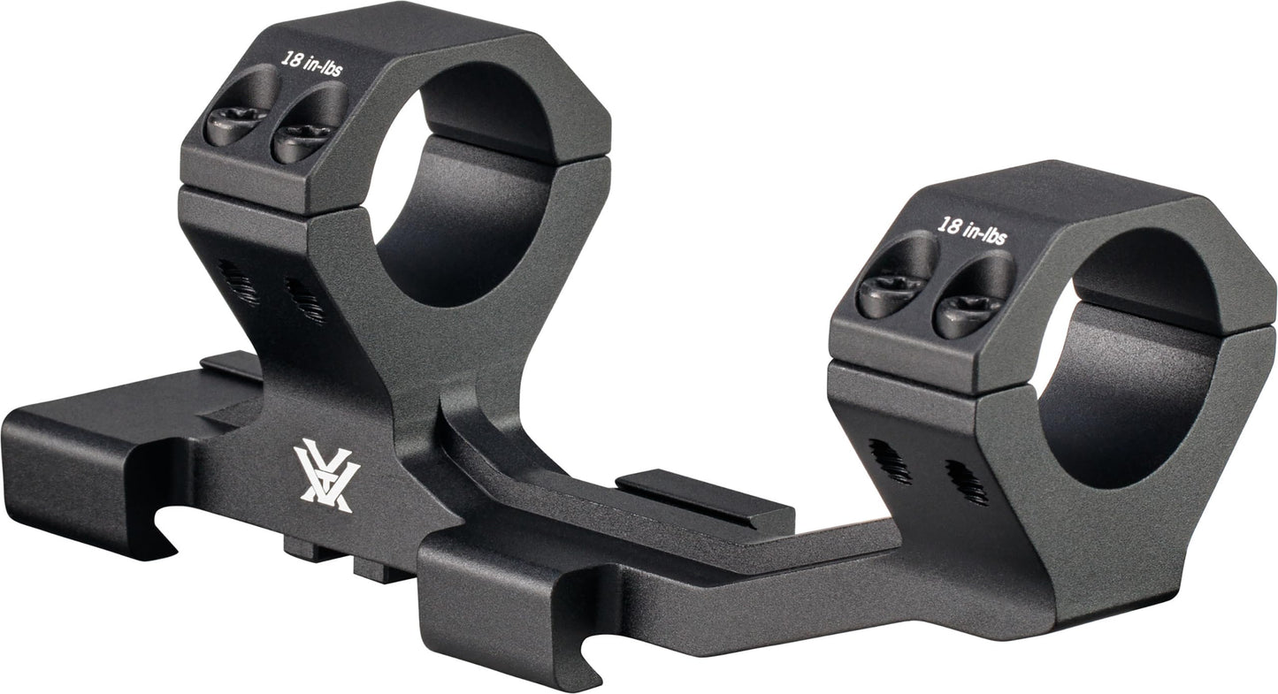 Vortex Sport Cant 30mm 1.5" Scope Mount, 6061 Aluminum, Pick, 2" Offset, Torx T-25, 5.39 oz (SCM-30-150)