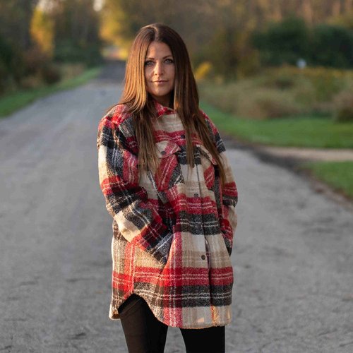 Legendary Whitetails Women's Standard Treasure Shirt Jacket, Plum, Medium