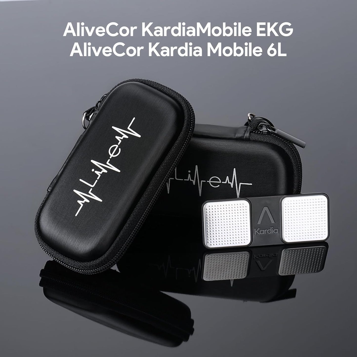 AliveCor Kardia Mobile Heart Monitor Case - Protective Travel Cover for 6-Lead EKG | Storage Bag