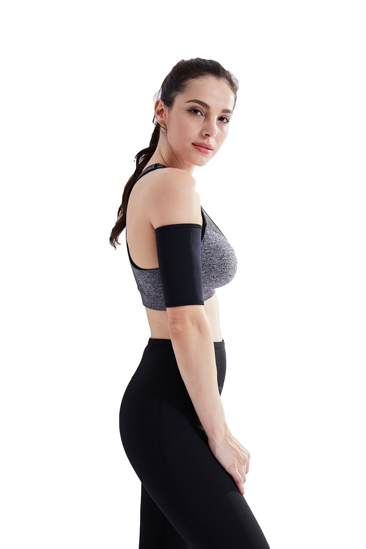 Bakerdani Mens and Womens Professional Fat- Burning Sudatory Arm Trimmer, Slimming Compression Sleeve, Arm Far Burner, Hot Neoprene Sauna Shaper for Workout