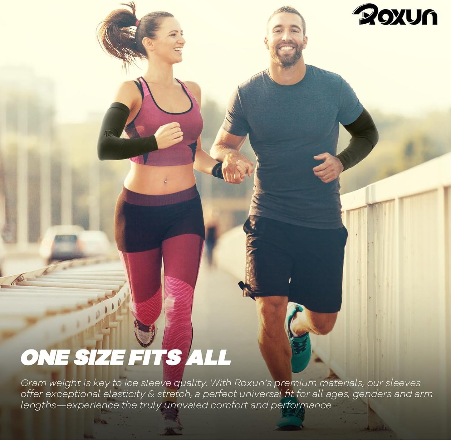 Cooling UV Sun Protection Arm Sleeves - Sports Compression for Men & Women | Lightweight & Breathable