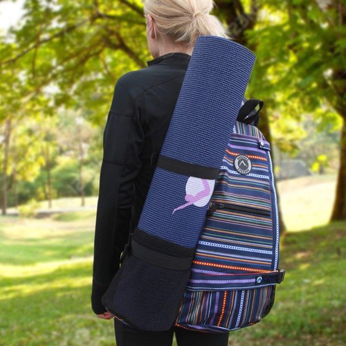 AURORAE Yoga Mat/Gym Cross-body Travel Sling Back Pack. Mat sold separately.