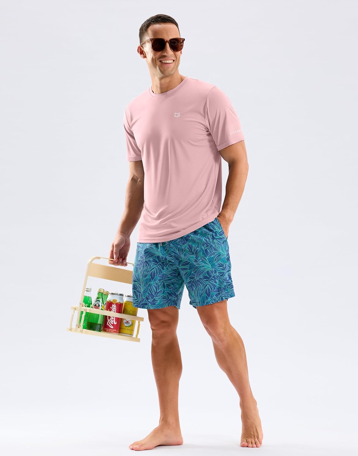 Men's Workout T-Shirts | Breathable Dry Fit UPF 50+ Sun Protection Cooling Tee for Running & Hiking