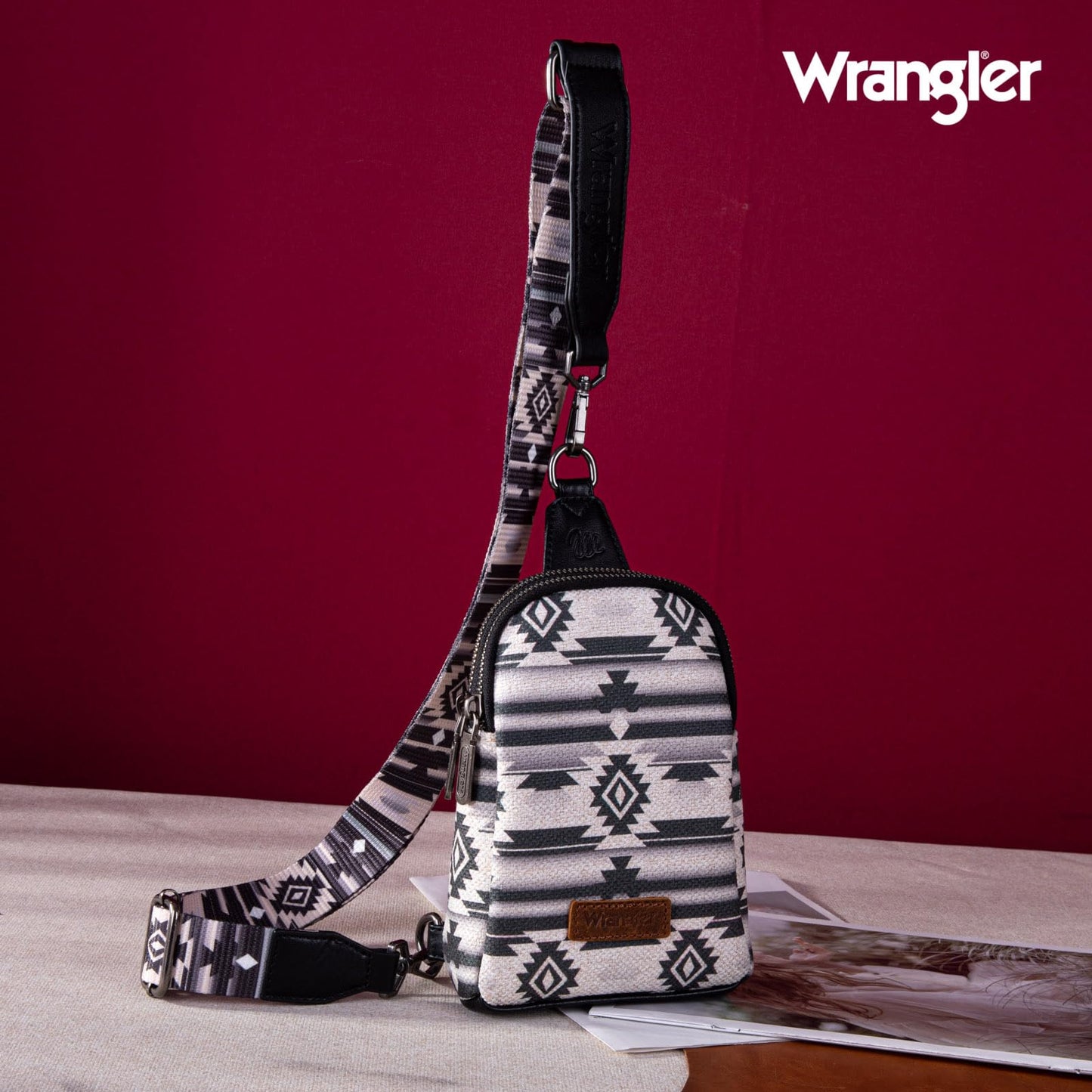 Wrangler Crossbody Bag Small Sling Bag for Women Aztec