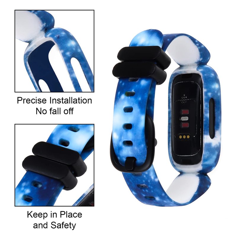 honecumi Replacement for Fitbit Ace 3 Bands- ACE 3 Band Colorful Wristband Ace 3 Sport Straps- Skin-Friendly Waterproof Silicone Ace 3 Watchband Strap Bracelet Accessories
