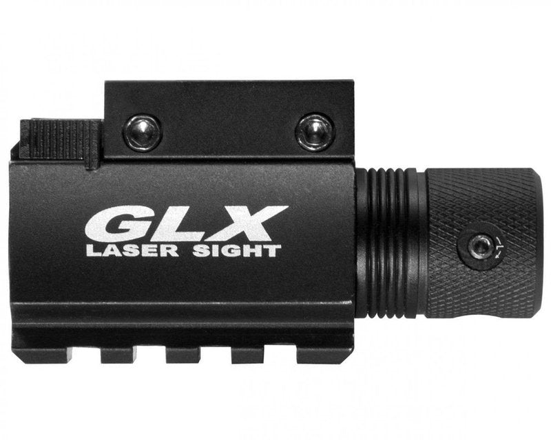 BARSKA Red Laser with Built-in Mount and Rail,5.3"x 4.4"x 1.5"