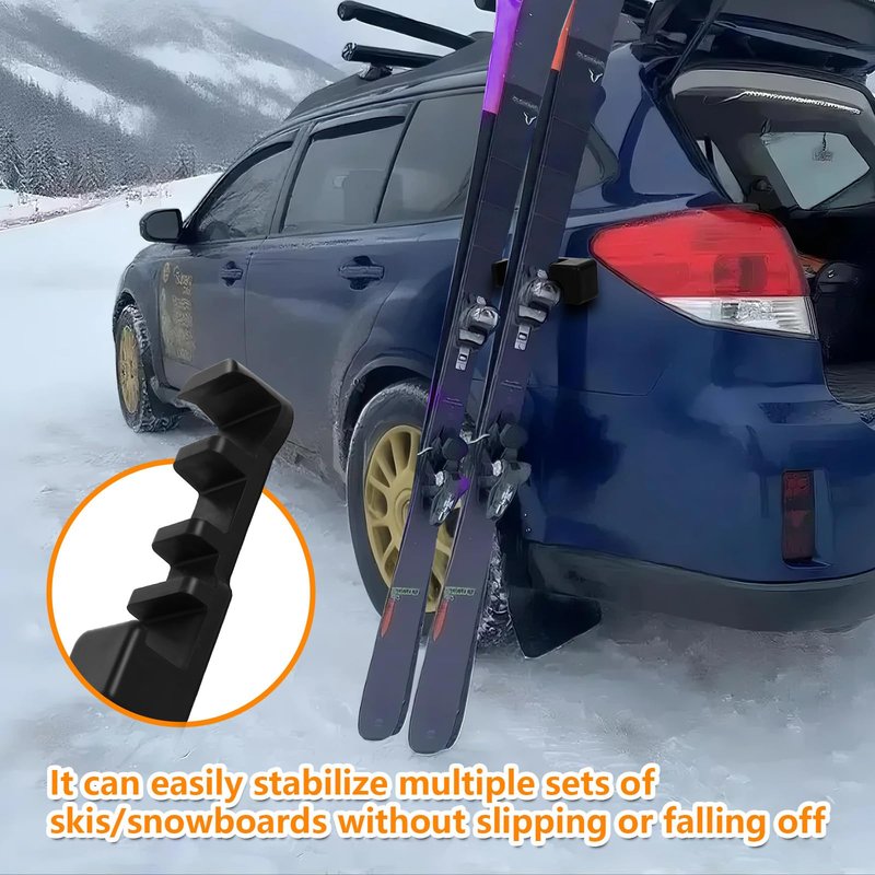 MIPON 2pcs Magnetic Ski Snowboard Vehicle Mountr & Fishing Rod Holde for Car Truck Bed Boat Wall Garage Door,Protection You Vehicle Paint