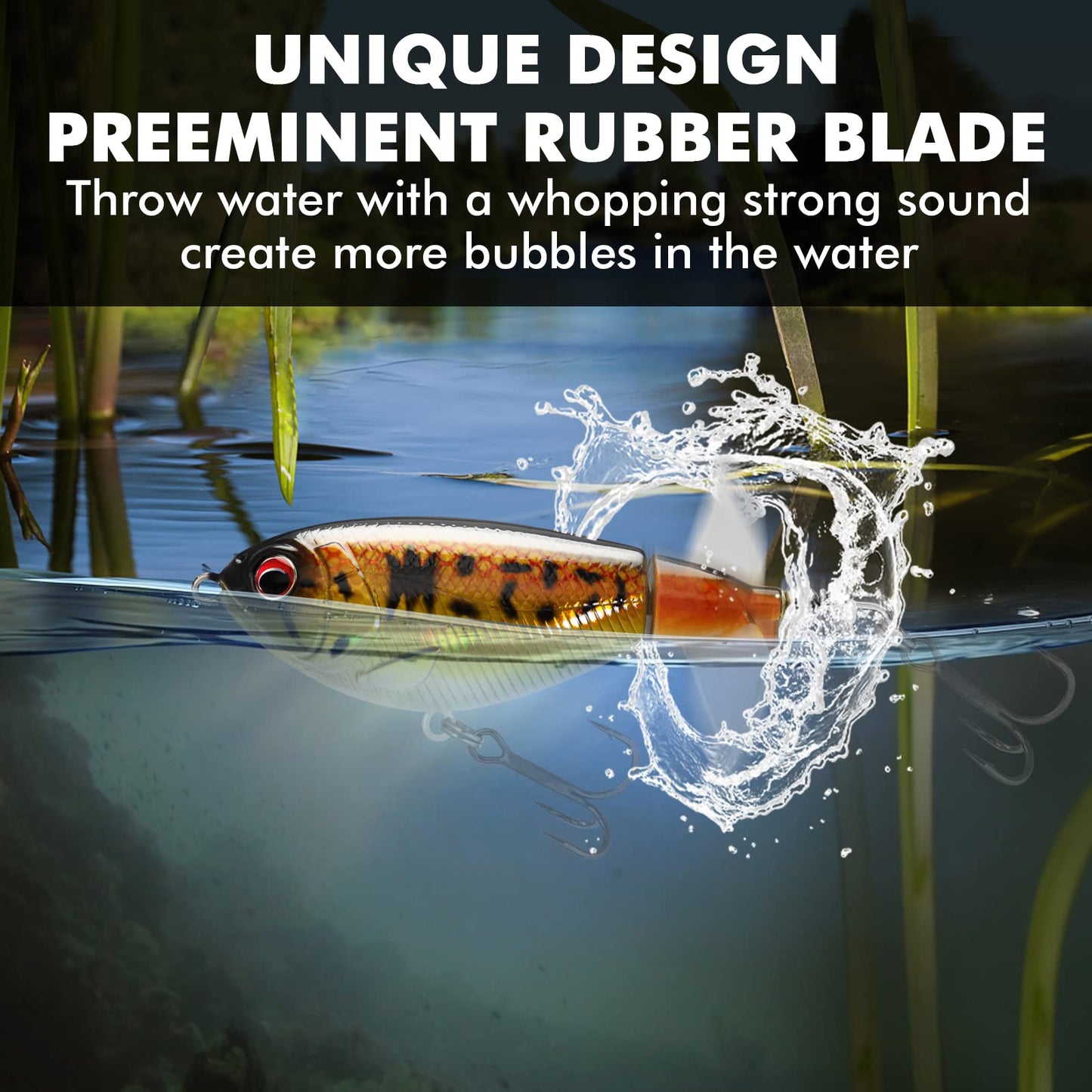 TRUSCEND Suspending Jerkbait Fishing Lures, Precision-Engineered Minnow with Sound, Flash & Irresistible Action, Cast Farther, Glow Brighter and Rattle Louder Jerkbaits for Bass Walleye Pike Catfish