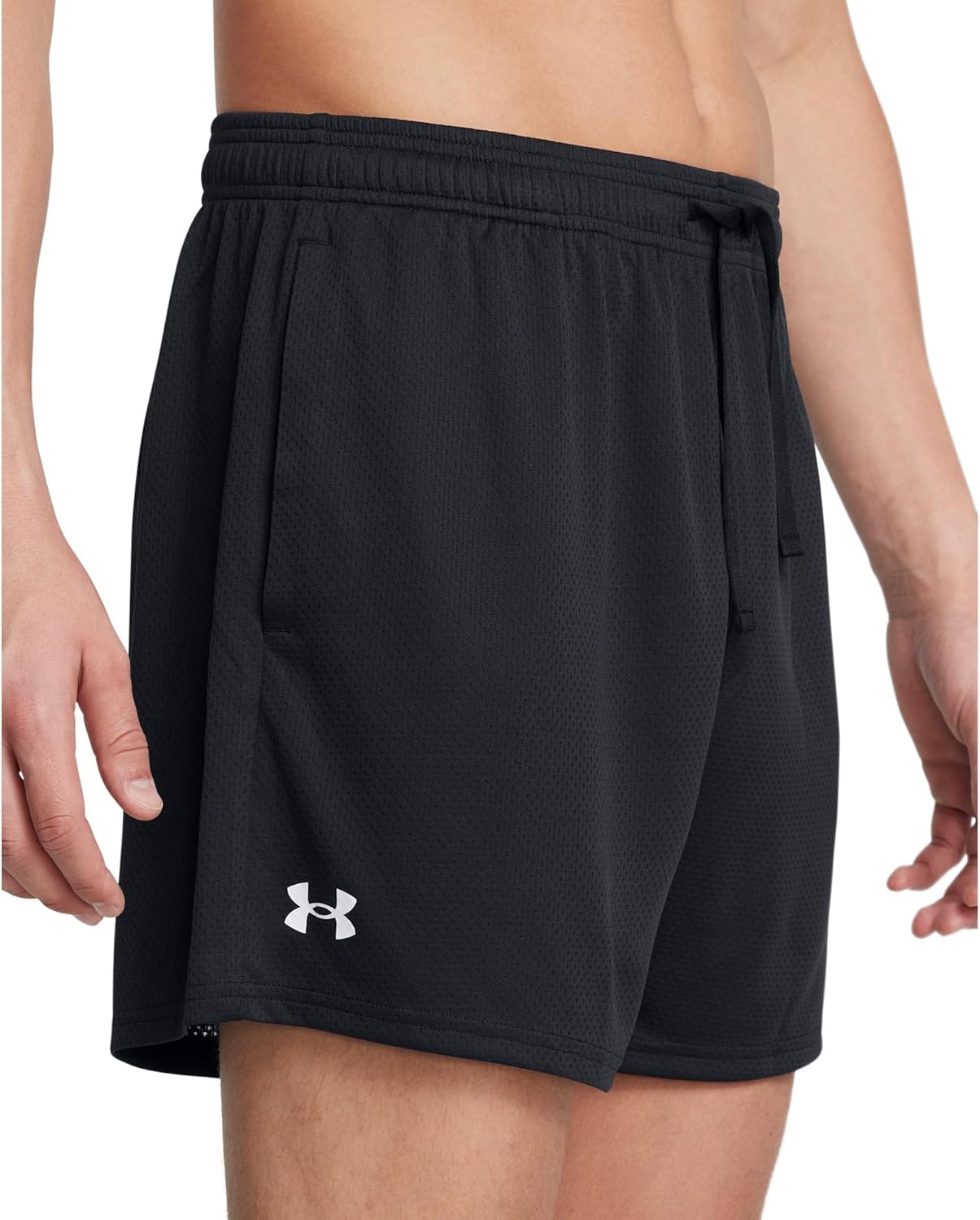 Under Armour Men's Tech 6 Inch Mesh Workout Shorts - Breathable & Lightweight Fitness Wear