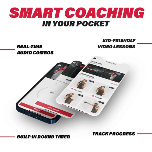 Champs MMA Punching Bag for Kids with Stand | Freestanding Reflex Bag Dummy | Adjustable Height Punch Bag Stand with Gloves – Exercise Equipment for Agility, Hand-Eye Coordination Workout Kit