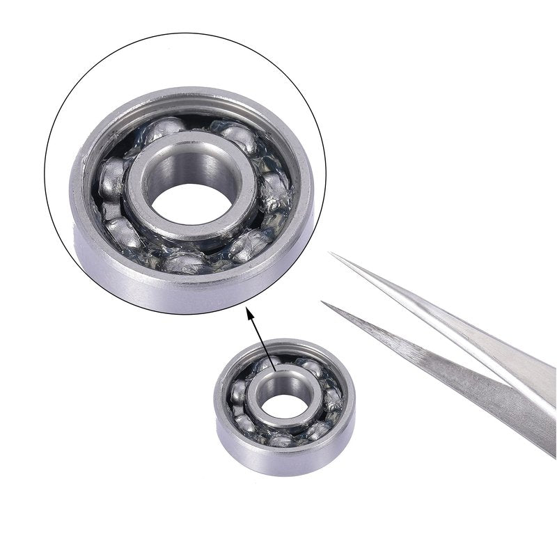 Rollerex Atlas 608ZZ Pre-Lubricated Roller Skate Wheel Bearings – ABEC 5 and ABEC-1 Bearings for Inline Skates, Roller Blades, Scooters, RipStiks & Skateboards (Chrome Steel, 20-Pack)
