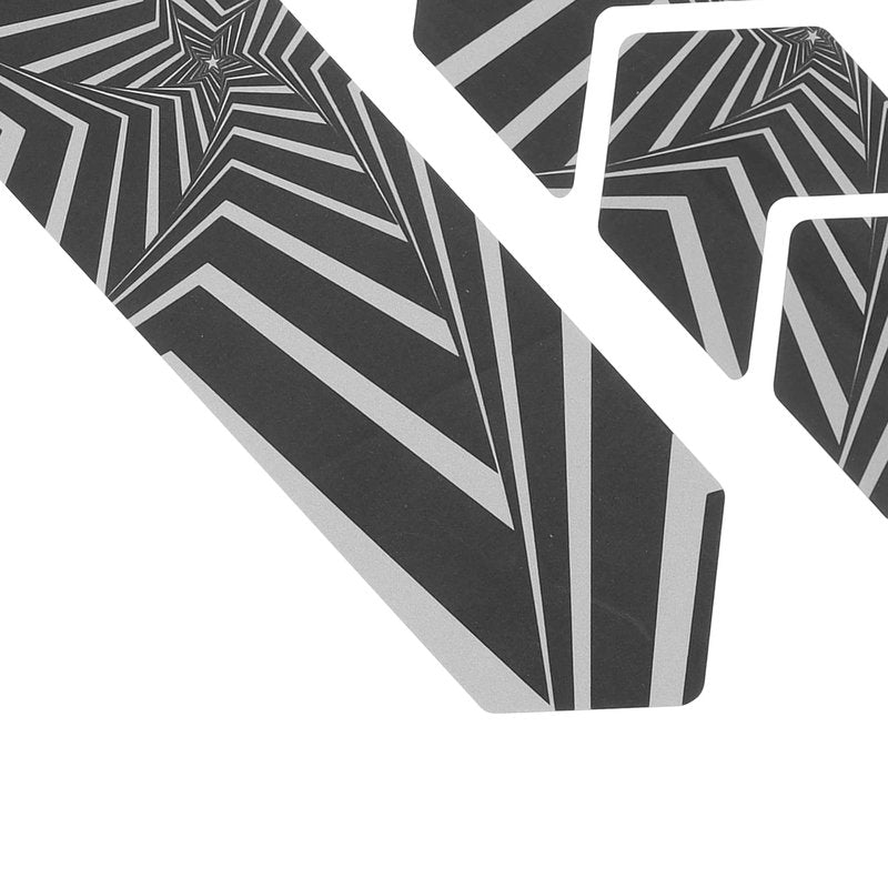 Honio Bike Frame Reflective Stickers, Bike Frame 3D Night Reflection Sticker Obvious for Mountain Bikes for DH Downhill Vehicles