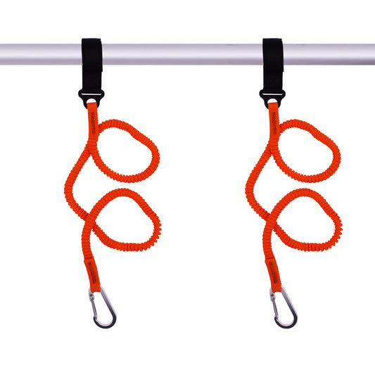 YYST Orange Paddle Leash Paddle Holder Tool Lanyard - No Paddle (Orange X 2 Pack)