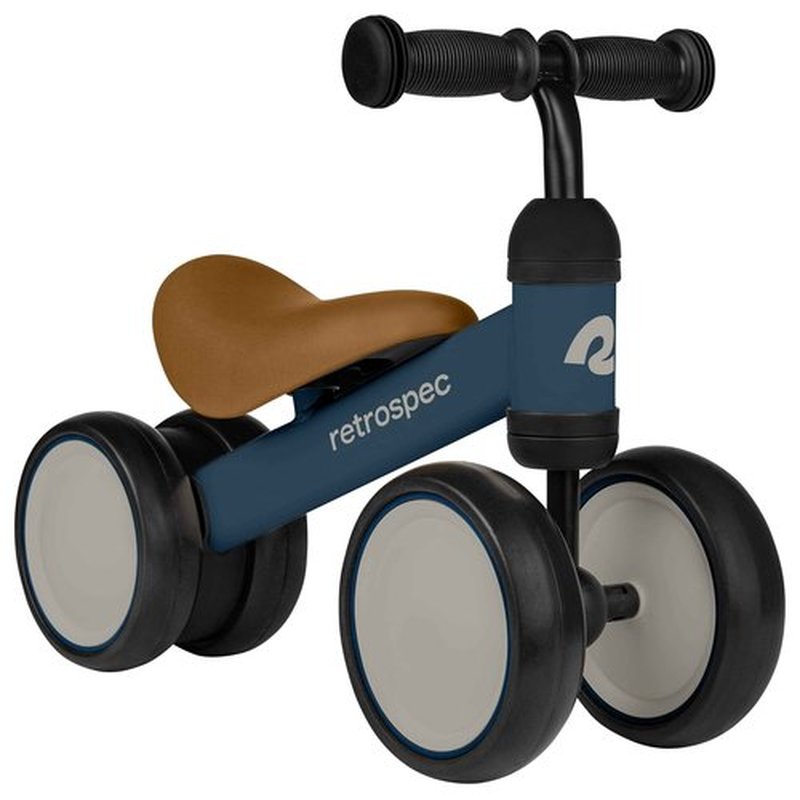 Retrospec Remi Kids' Bike Helmet for Youth Boys & Girls- Bicycle Helmet with Built-in Visor & Cricket Baby Walker Balance Bike,5.75 inches, with 4 Wheels for Ages 12-24 Months