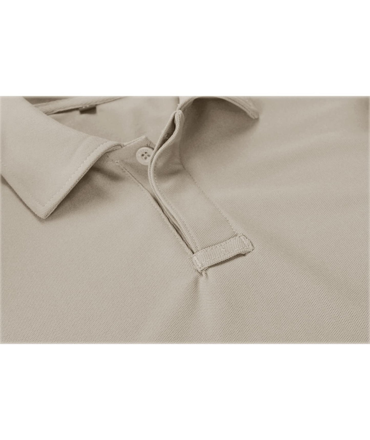 ZITY Mens Polo Shirt Short Sleeve Sports Tactical T-Shirt Athletic Golf Polos Daily Casual Stylish Collared Shirts for Men Lightkhaki Large