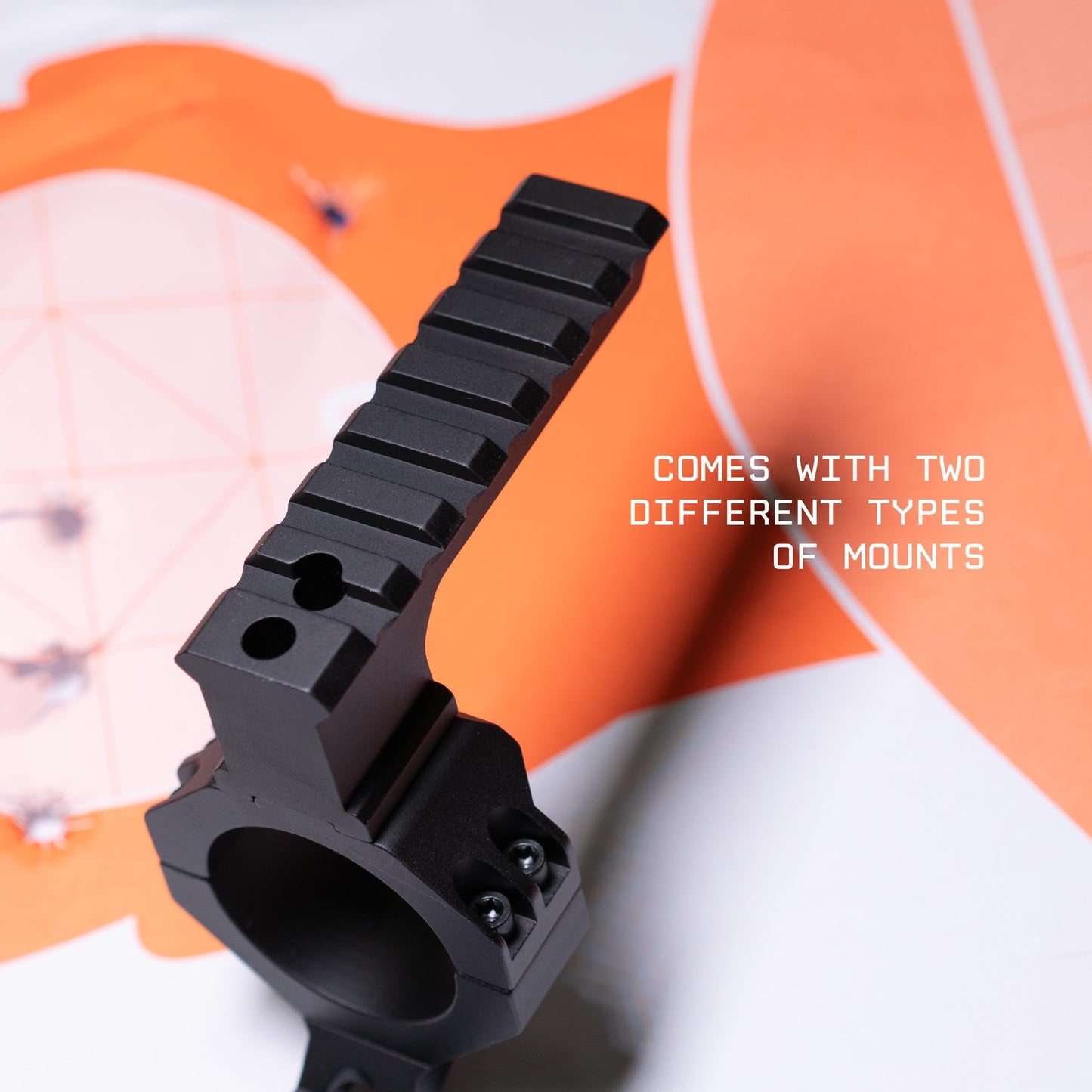 Monstrum Beast Series Cantilever Scope Mount | Includes Anti-Cant Level Bubble, Modular Piggyback and Diving Board Attachments