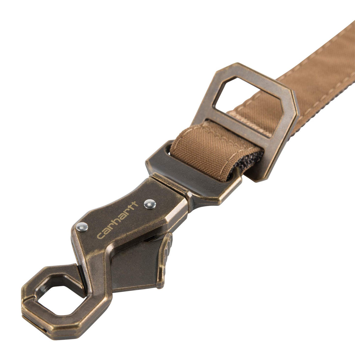 Carhartt Pet Durable Nylon Duck Leashes for Dogs, Reflective Stitching for Visibility, Carhartt Brown, Large