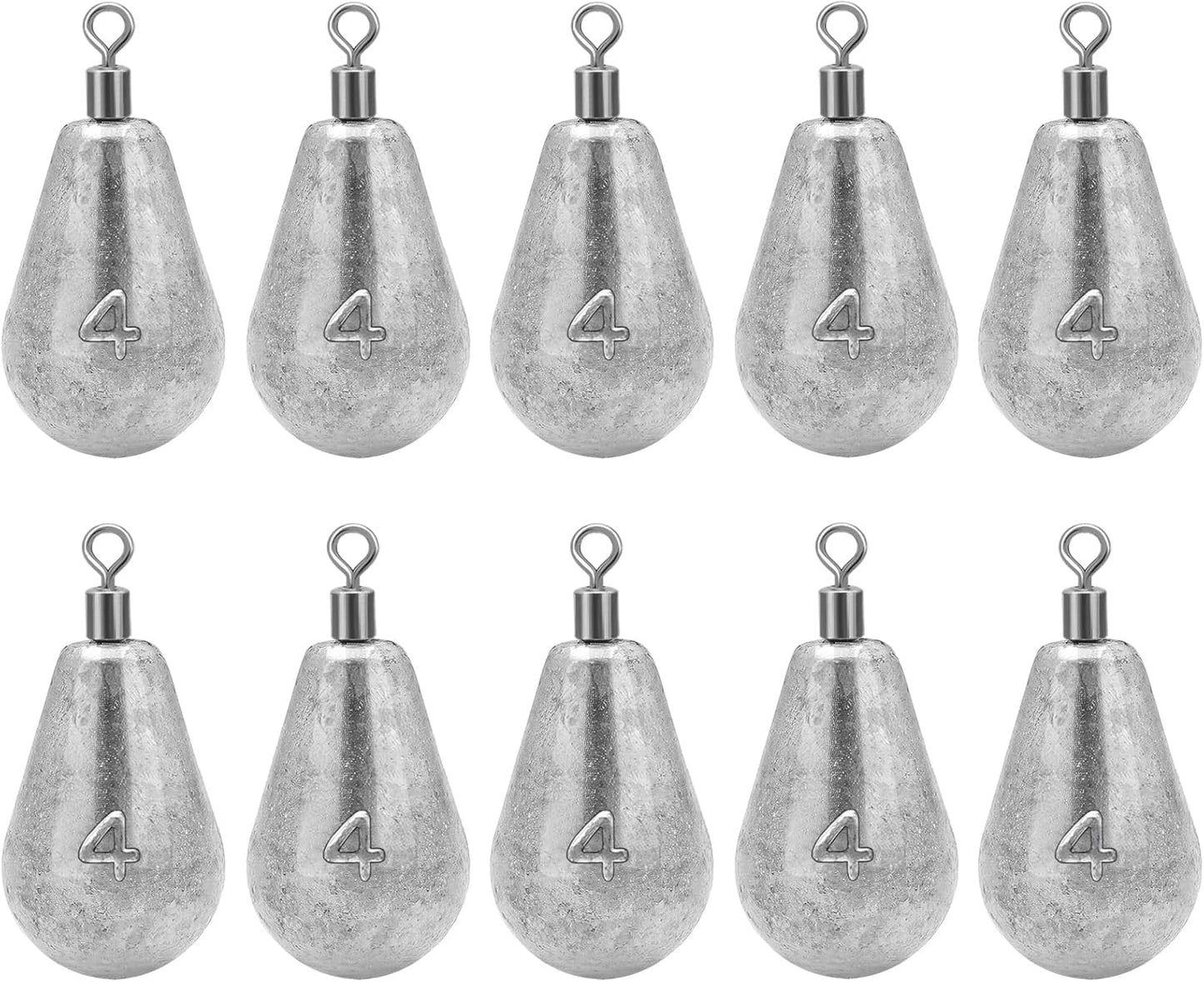 Long Casting Swivel Bell Sinkers - Fishing Weights with Swivels | 1/2oz, 3/4oz, 1oz, 2oz, 3oz