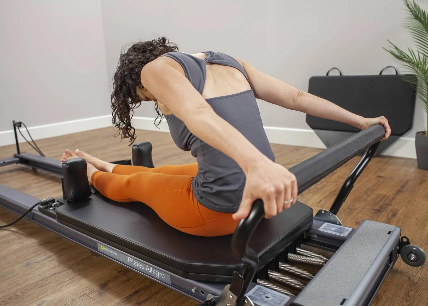 Balanced Body Allegro Stretch Pilates Reformer, Workout Equipment and Pilates Exercise Equipment for Home or Studio