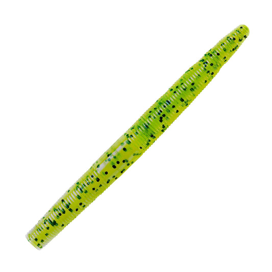 Yum Lures YDG432 Dinger Fishing Bait, Chartreuse Pepper, 4"