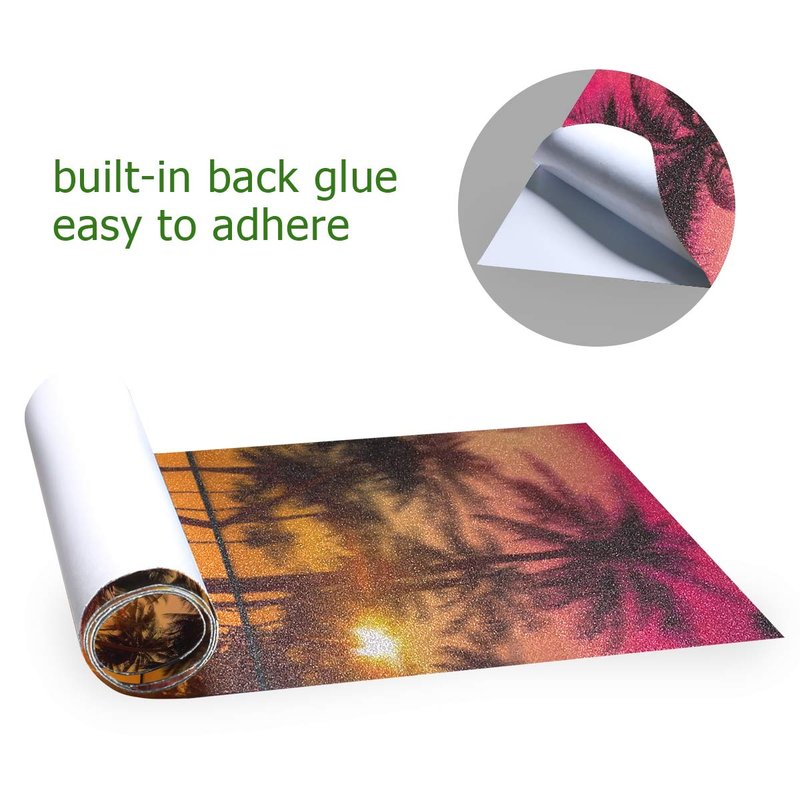senya Skateboards Grip Tape Vintage Coconut Palm Tree At Sunset Longboards Griptape Sandpaper for Rollerboard