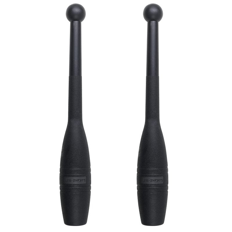 Logest Mace Exercise Club - Heavy Duty Plastic Indian Clubs Available in 1 LB and 2 LB Set of 2 Perfect for Strength Training Rehabilitation Improves Grip Full Body Workout Mace Clubs (2LB Set of 2 - 2LB Each Club)