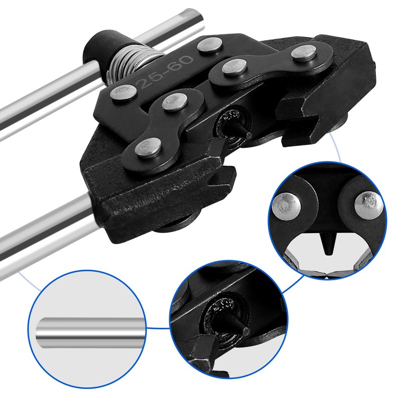 Belleone Chain Breaker for #25#35#40#41#50 320 410 415 420 520 525 530 Roller Chain, Chain Splitter Detacher Cutter for Motorcycle Bicycle Go Cart Mini Bike Dirt Bike Motor Bike Chain, with 1 Push Pin