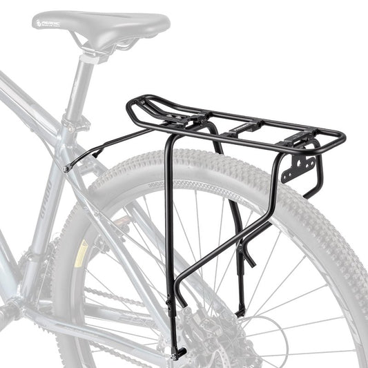 Bike Rear Rack - Bicycle Pannier Rack Compatible with MIK System, Bike Cargo Rack for Disc Brake/Non-Disc Brake Mount - Height Adjustable for 26"-29" Frames
