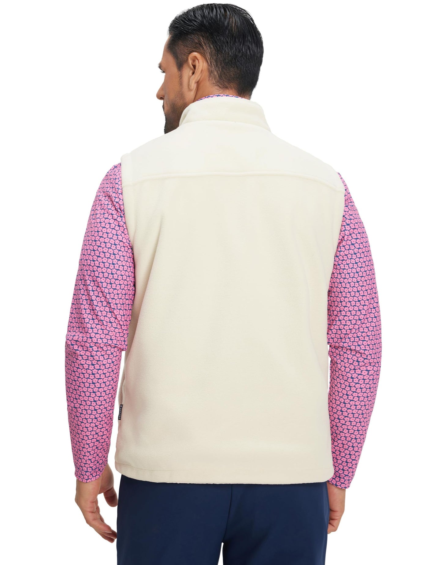 M MAELREG Men Vest Jacket Zip Pockets Lightweight Mens Softshell Vest Outerwear Golf Sherpa Sleeveless Jacket