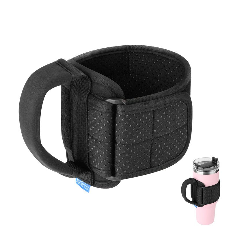 Xxerciz Tumbler Handle for YETI Rambler, Owala, Ozark Trail Travel Mug, Anti Slip Handle Fit for 12Oz - 40Oz Water Bottles, Neoprene Water Bottle Carrier Grip (Exclude Bottle)